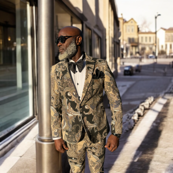 Flowered Pattern Suit