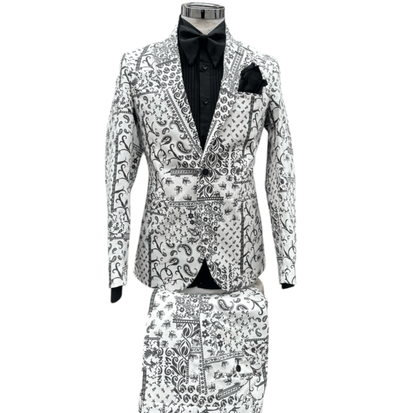 Single button suit